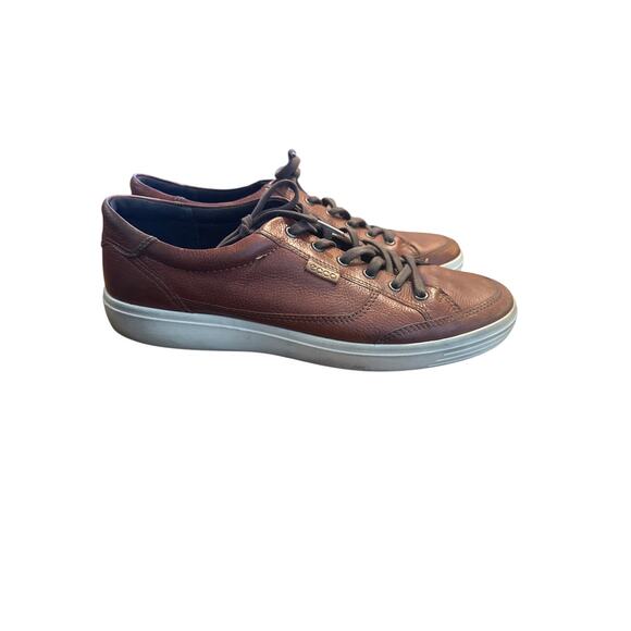 Men’s ECCO Soft 7 Lace Up Leather Sneaker. Size 11 main image 6